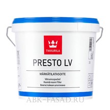 Шпатлевка Tikkurila «Presto LV» для выравнивания гипсовых плит